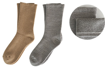 ゴムなしソックス パイル